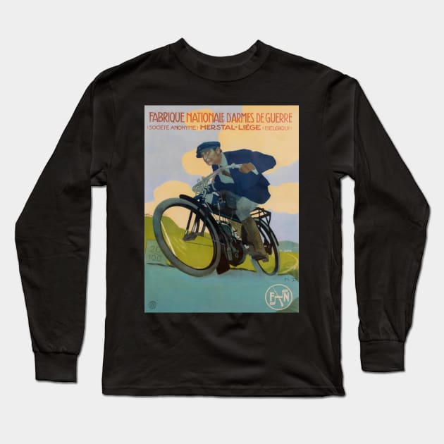 Fabrique Nationale d'Armes de Guerre, 1913 ca Long Sleeve T-Shirt by Donkeh23